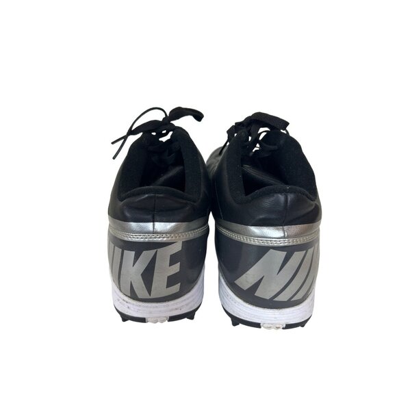 Nike Land Shark Football Cleats Shoes Men’s Size 13 Black Silver main image 5